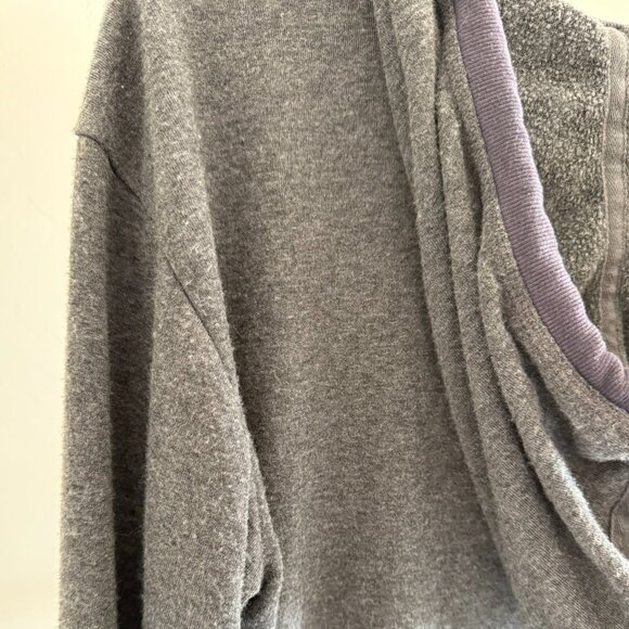 Free People Gray Hooded Long Feel Good Layer S - Picture 13 of 13